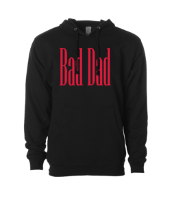 Bad Dad Guitar Hoodie - Black Bad Dad